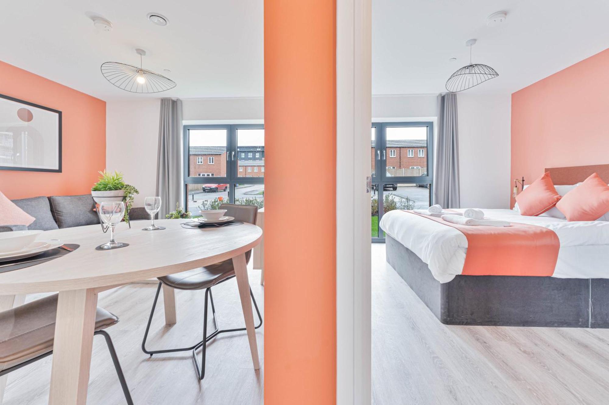 Stayzeni, Hardwick House Derby 1 Bed Apartment Eksteriør billede